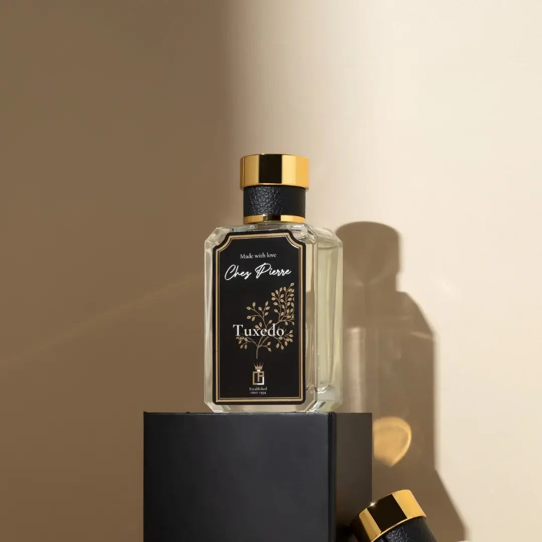 Tuxedo – Layton dupe alternate bottle view | Chez Pierre French-made 50ml EDP